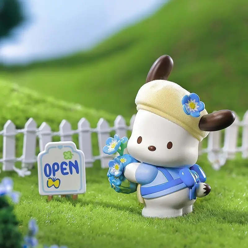 

Sanrio's New Cartoon Flower and Boy Pochacco Trendy Toy Desk and Desktop Ornaments Home Decoration Car Placement