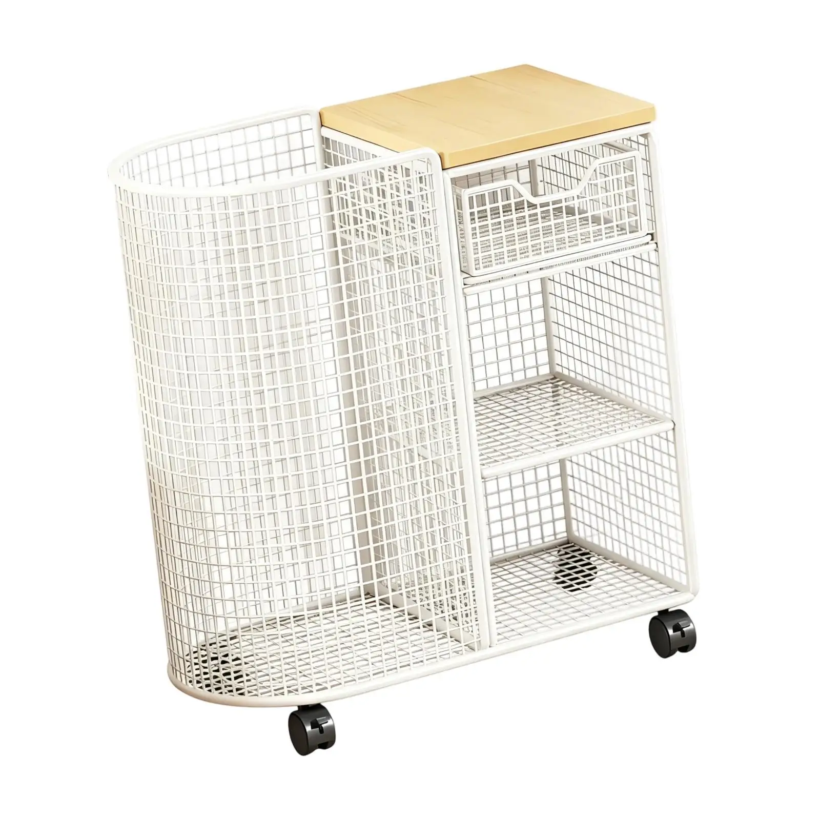 Yoga Mat Storage Rack Durable Iron Storage Cart for Home Gym Accessories Mats Bands Jump Ropes