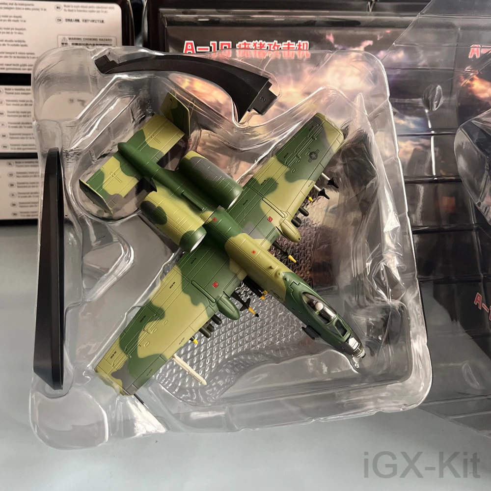 1/100 مقياس الولايات المتحدة A-10 A10 Thunderbolt II Warthog Hog هجوم الطائرة المعدنية لعبة مجسمة #1