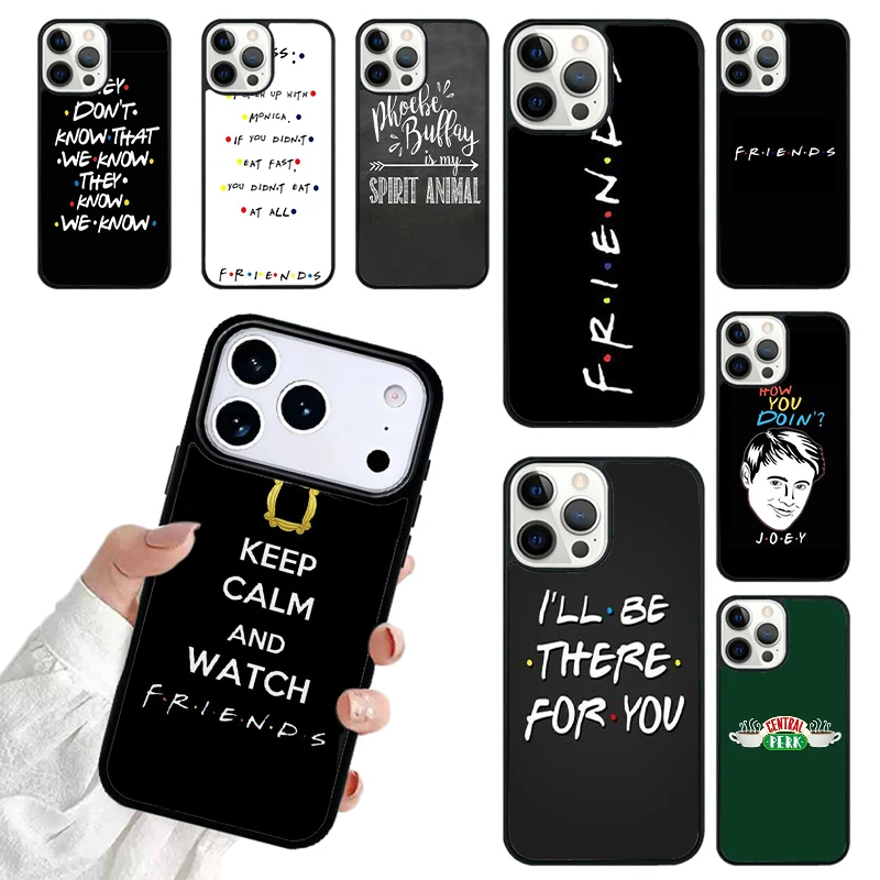 FRIENDS TV SHOW Best Friends Forever design Phone Case For iPhone 17 16 15 14 13 12 11 Pro Max 17air Shockproof Cover Fundas
