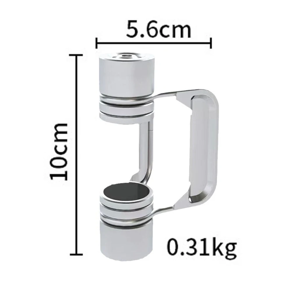 1pc Stainless Steel Retaining Clamp Folding Desk Lamp Bracket Fixing Clamp For IGT Table Camping Light Stand Desktop Clip