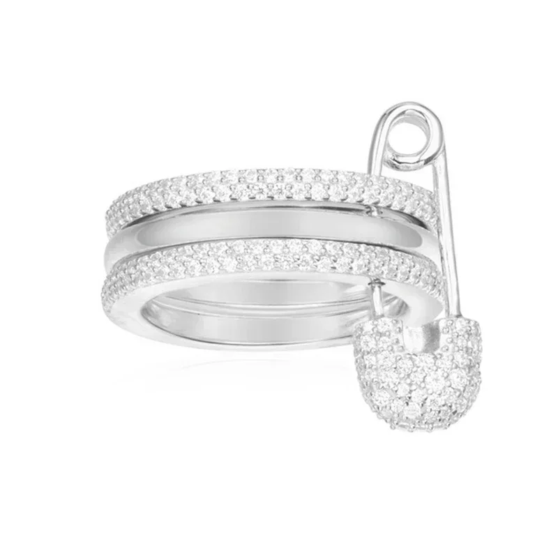 LI KI جودة عالية 925 دبوس خاتم متعدد الألوان مزاجه تنوعا مجوهرات أنيقة هدايا للأصدقاء #4