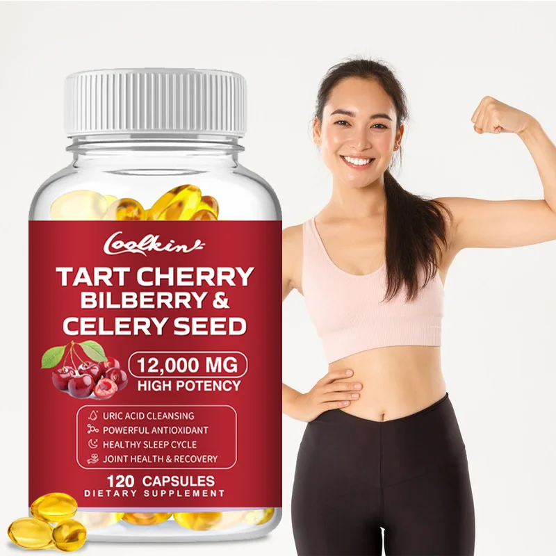 

Tart Cherry Cranberry & Celery Seed — очищение мочевой кислоты, здоровье мочевых травм, поддержка суставов, антиоксидантная добавка