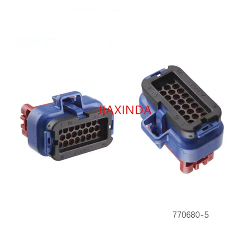 

770680-5 Car connector, plastic casing, plug, waterproof with 23 holes