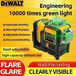 Dewalt DW089LG 12 Lines Professional Laser Level Green Beam Line 12V Lithium Battery 360 Horizontal Vertical Cross Outdoor Tools