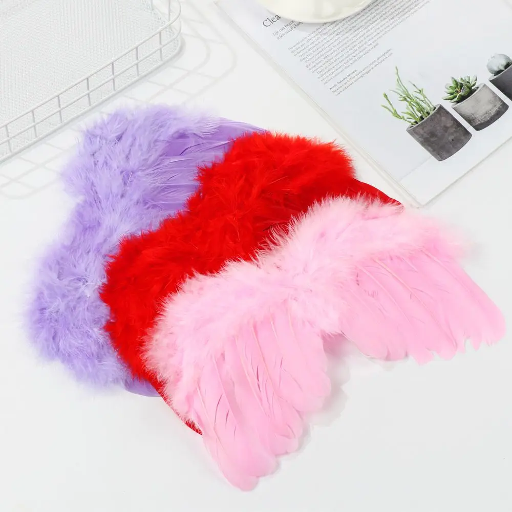 Newborn Photography Props  Angel Wing Baby Photos Props Feather Wing Girls Hair Kids Baby Photography Hair Accessories