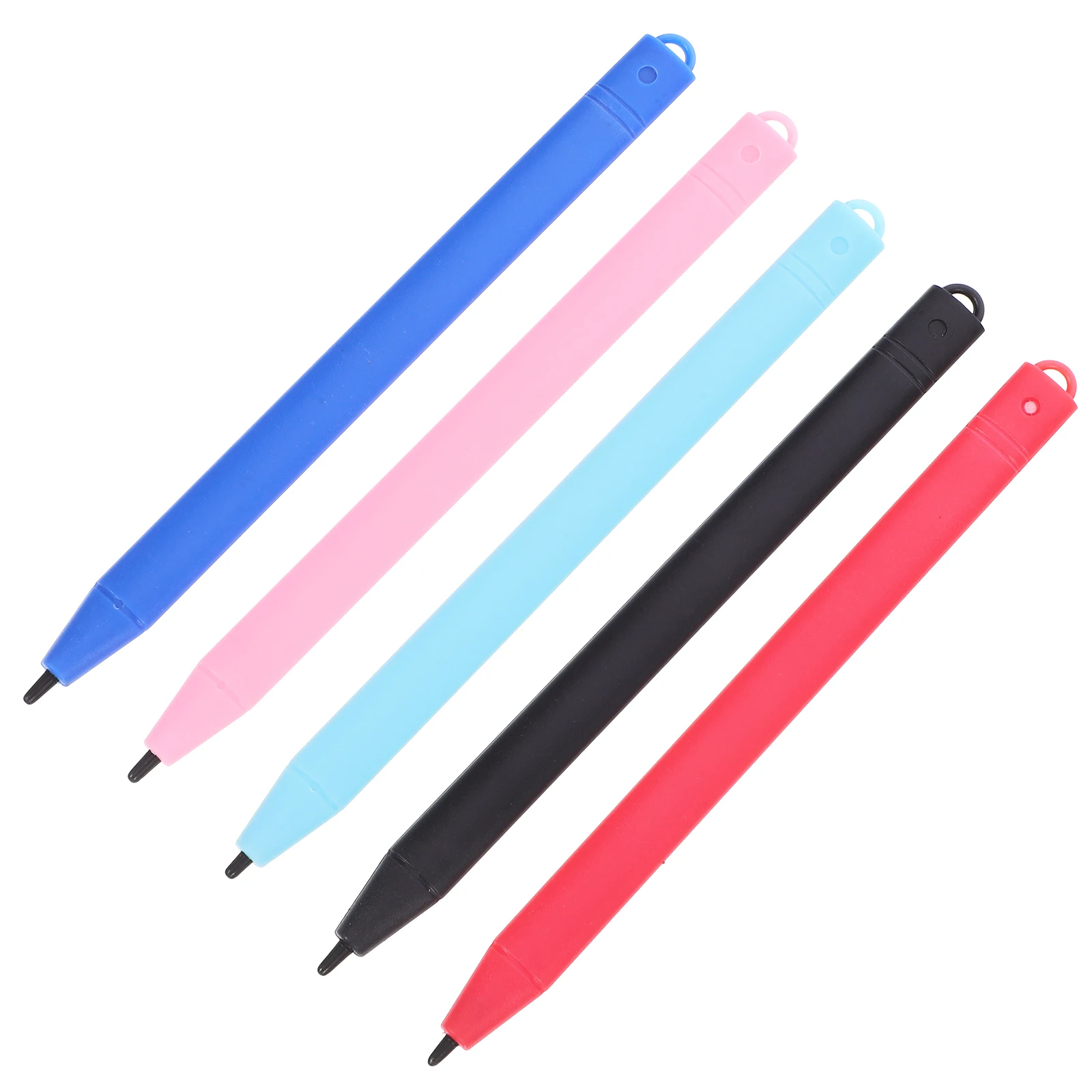 

5 Pcs LCD Writing Tablet Stylus Pen 4 8 Inch Red Blue Black High Sensitivity Touch Compact Portable Design Drawing