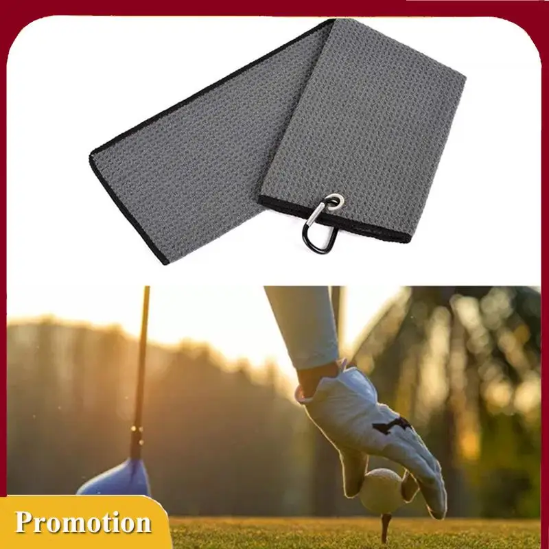 

Hot!15.7X23.6Inch,5 Pack Soft Fiber Towels Strong Water Absorption Towels With D Clip For Golf Lovers Golf Accessories