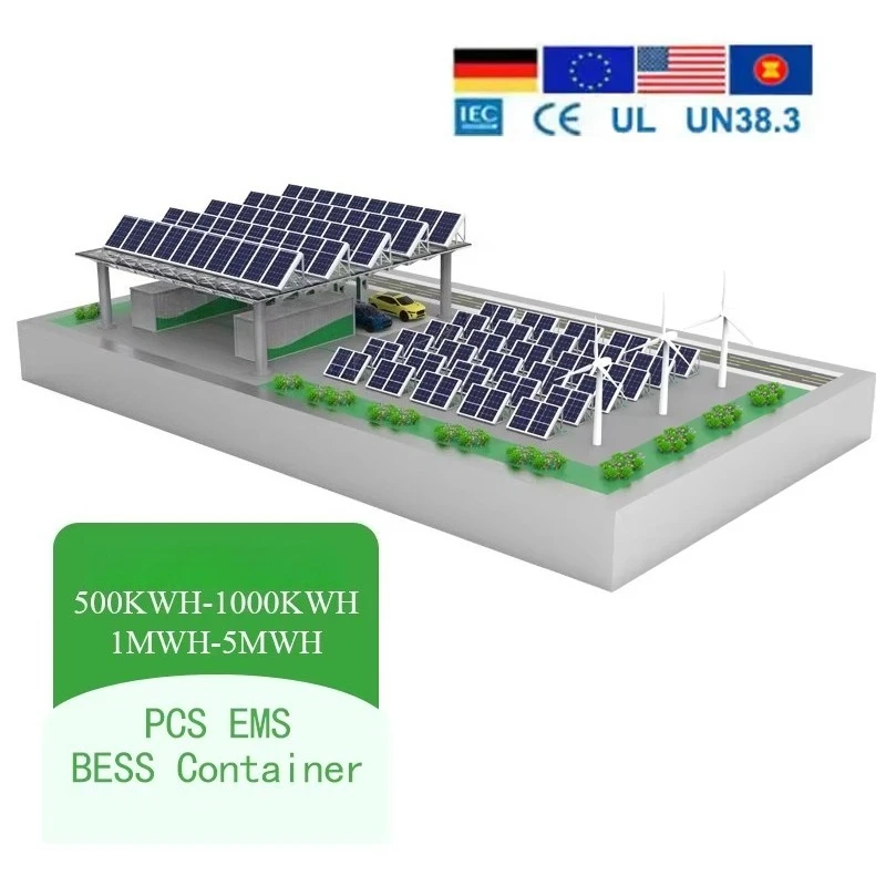 Industrial Microgrid Off-Grid Solar Power System 500kWh to 1MW for Agricultural Ranch Featuring Lifepo4 Battery Setup