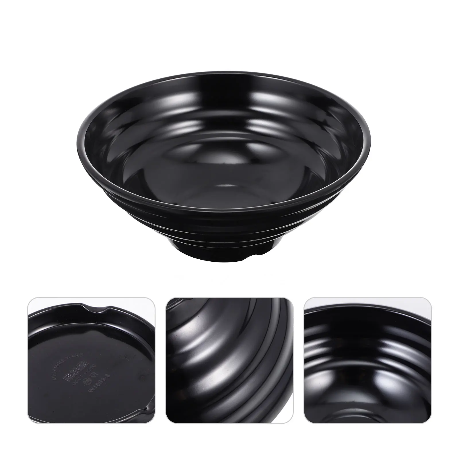 

Melamine Kitchen Soup Porringer Rice Noodle Storage Bowl Elegant Simple Design Food Bowl For Photo Props Smooth Spotless