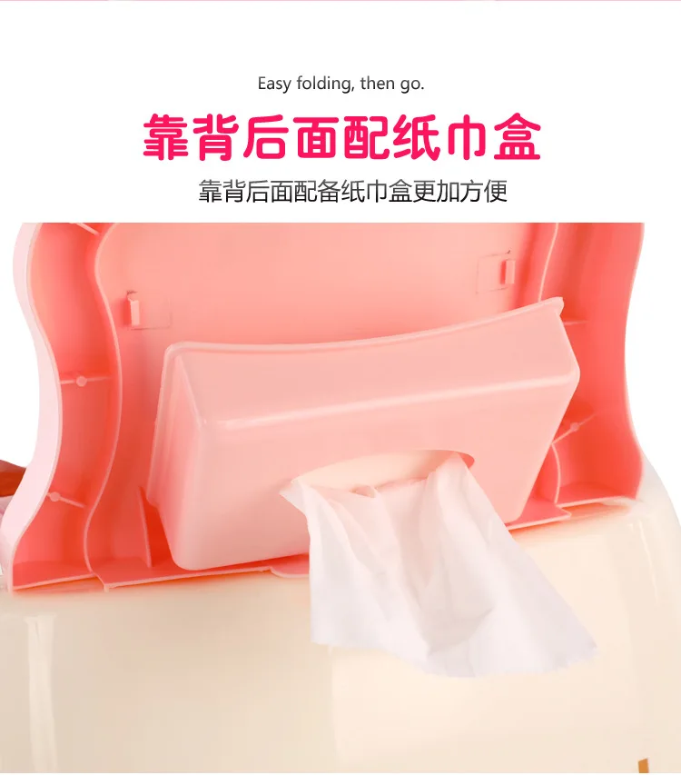 2022 New Baby Dining Chair Portable Bb Stool Children\'s Dining Chair Foldable Baby Dining Chair Home Dining Table Learning Seat