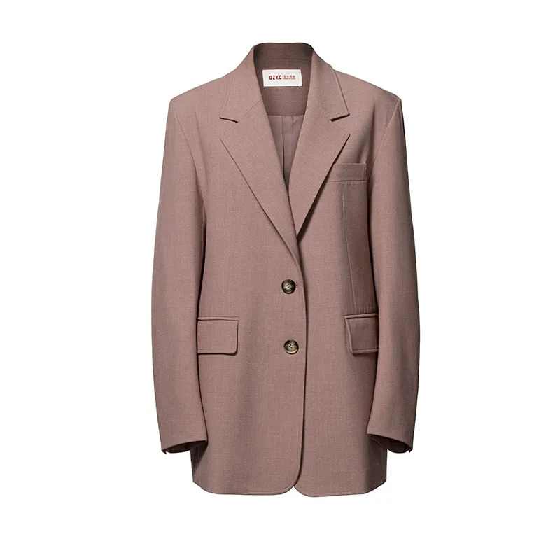 

A Must-Have for Commuting~ 2026 Spring Women's Plus-Size Casual Blazer with Shoulder Pads, Oversized Loose Fit with a High-End Feel