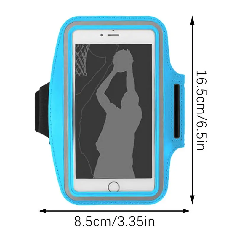 Держатель для телефона на руку для бега, водонепроницаемый браслет на руку для телефона, светоотражающая регулируемая легкая противоударная сумка для хранения
