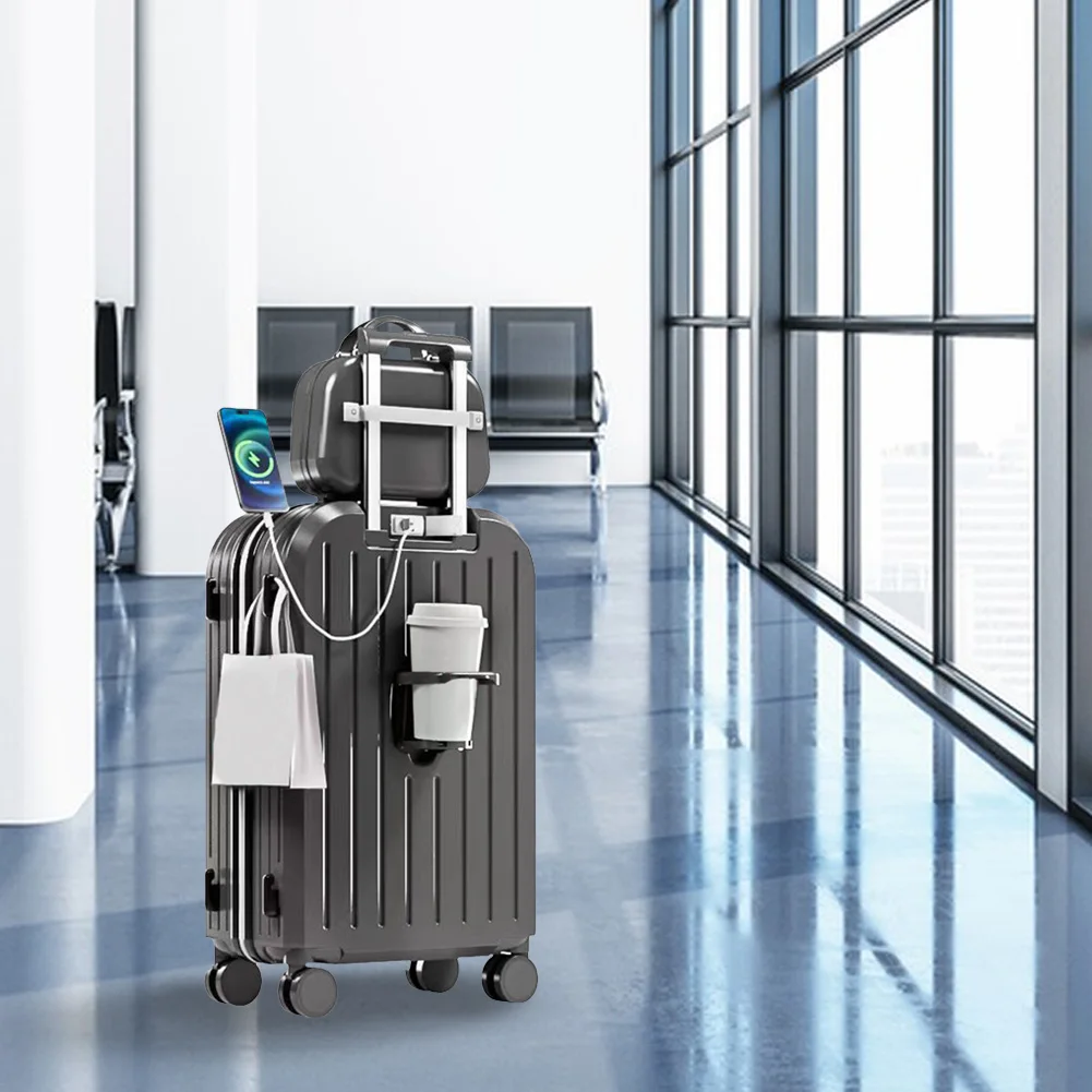 

12 Inch 20 Inch 24 Inch Large Capacity Luggage Set with Spinner Wheels Travel Suitcase On Wheels Zipper Trolley Luggage Bag Case