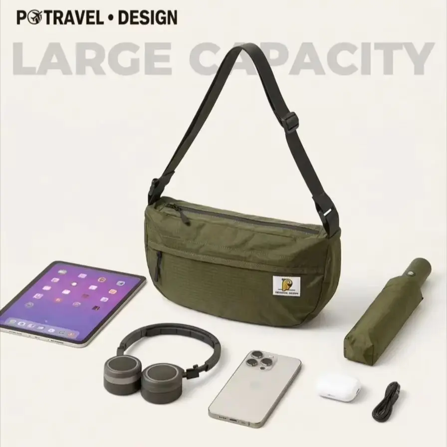 

Casual Crossbody Bags For Men Women Shoulder Messenger Bag Large Capacity Small Fashion Travel Handbag Boys Girls Sling Bag