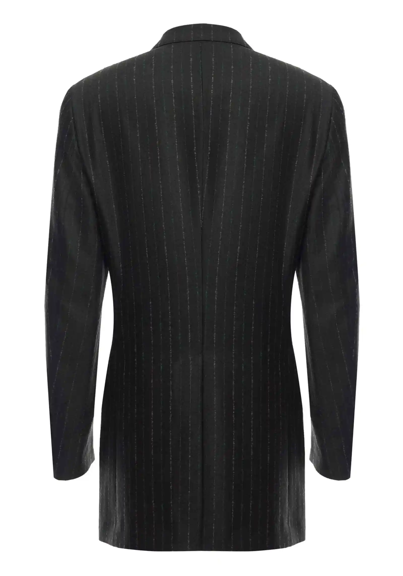 Printemps et automne homme rayure pardessus Double boutonnage costume formel Style britannique affaires décontracté manteau sur mesure