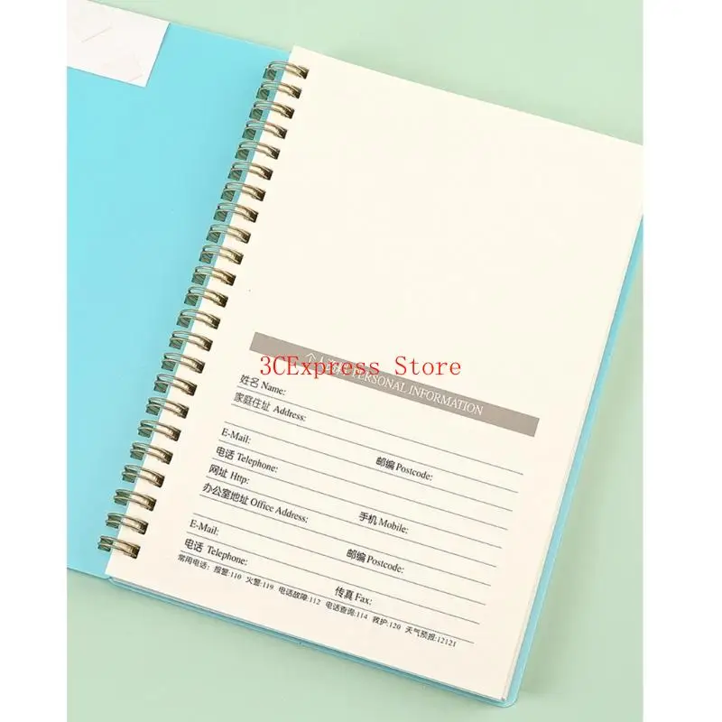 Notebook pengikat kembar kembar 160 halaman perguruan tinggi jurnal jurnal notepads untuk kantor