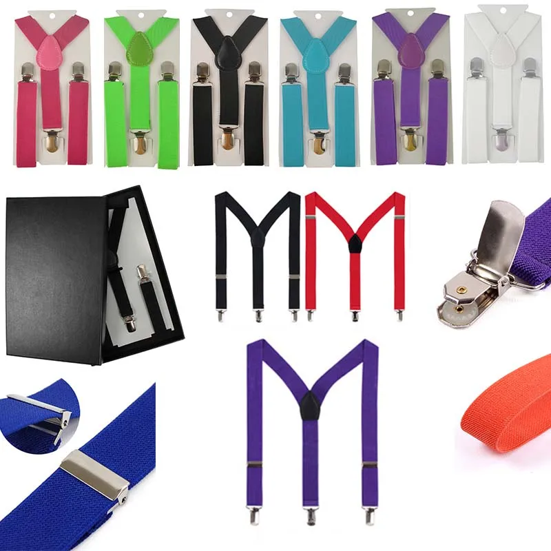Kid Children 2Pcs Bowtie Suspenders Christmas Vintage school Formal Wedding Novelty Clothing Accessories MJ27