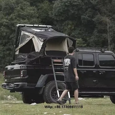 

ADA OVERLAND Factory OEM Aluminum Hard Shell Side Open Roof Top Tent Light Weight Waterproof Car Tent for 2-3 Person