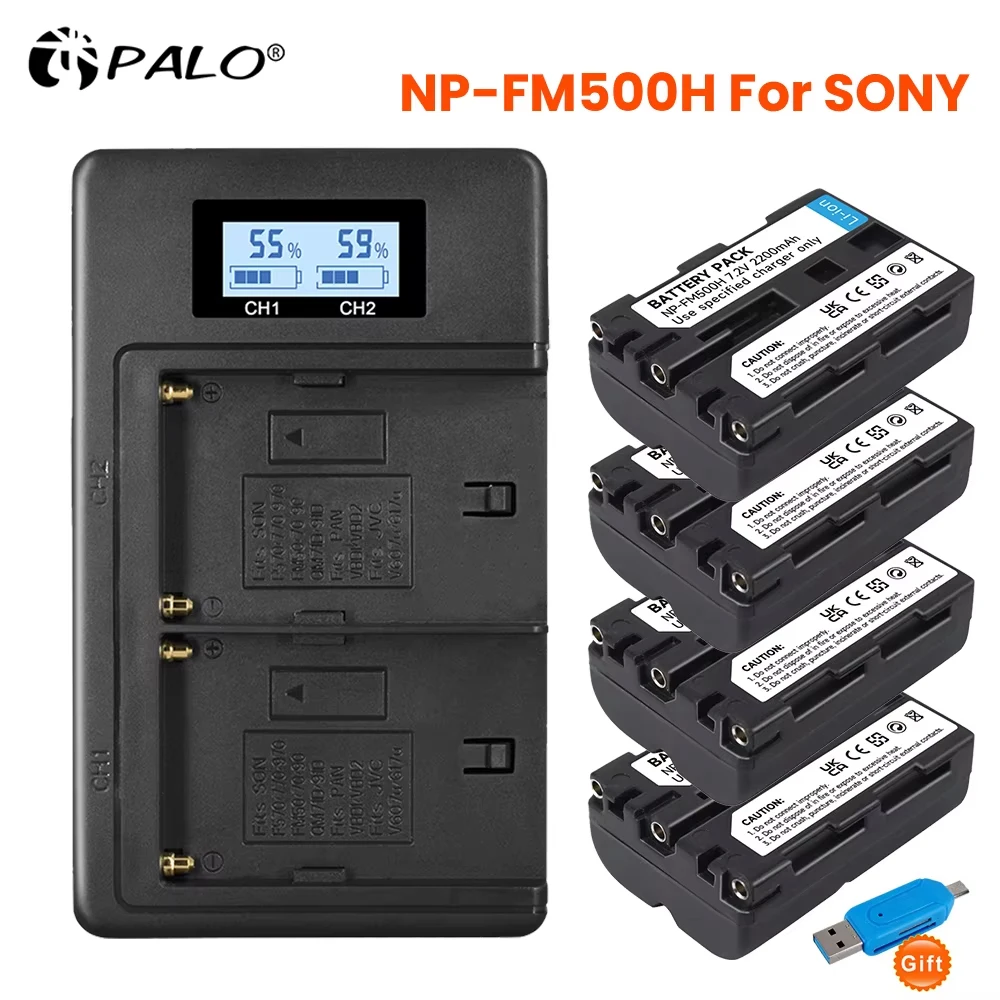 NP-FM500H NP FM500H NPFM500H Camera Battery For Sony A57 A58 A65 A77 A99 A550 A560 A580 Battery L50 SLT-A68 ILA77 SLT-A77 II