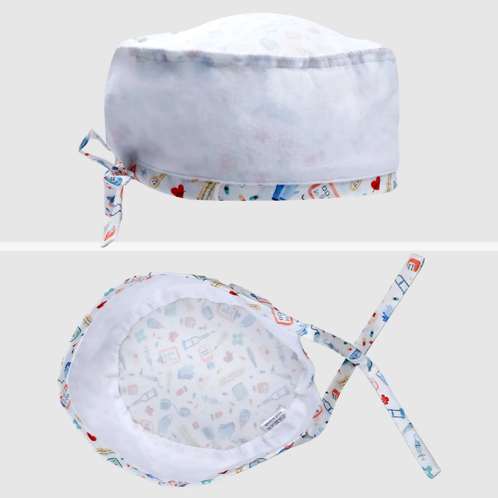 Hommes femmes gommage casquettes réglable médecin infirmière chirurgie Chef casquette vêtements de travail chapeau anti-poussière casquette de travail dentiste vétérinaire chapeau d'allaitement