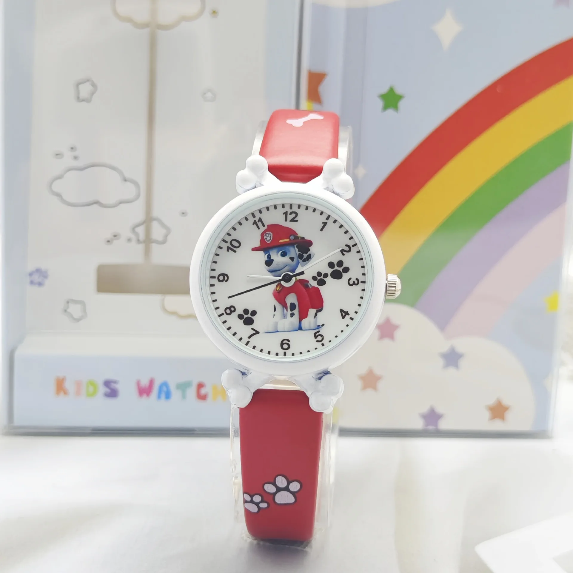 Anime Pawss Patrolss Watch Cartoon Figure Character Watch Children Digital Chase Skye Marshall Waterproof Watch Birthday Gifts view 3