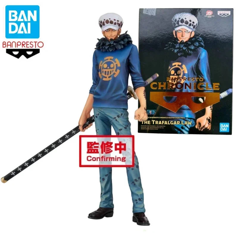 In Stock Bandai BANPRESTO Chronicle MSP One Piece Trafalgar D. Water Law Anime Action Figure Toy Gift Model Collecting Hobby