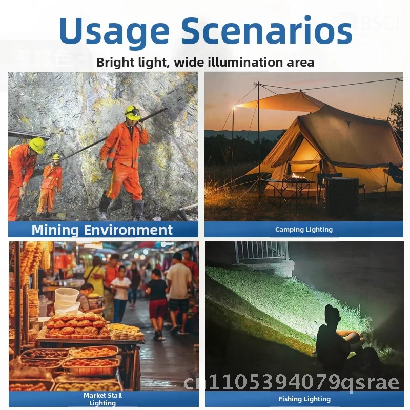 

Светодиодный водонепроницаемый взрывозащищенный аварийный светильник, перезаряжаемый уличный ночной рынок, кемпинговое освещение со стробоскопическими режимами