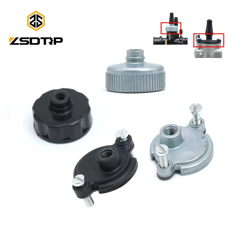 ZSDTRP Carburettor Carb Top Cap Top Cover Metal/Plastic Carburetor Top Cover For Dellorto PHBG Carburetor Rebuild Kit 16-21mm