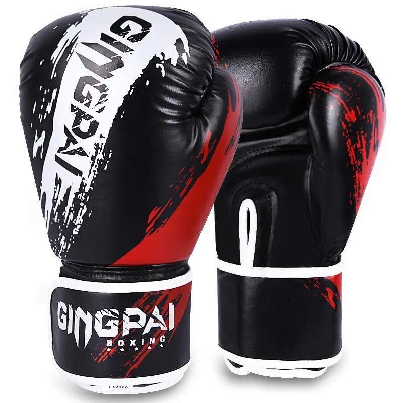 

Kick Boxing Gloves for Adult Men Women PU Karate Muay Thai Guantes De Boxeo Free Fight MMA Sanda Training Adults Kids Equipment