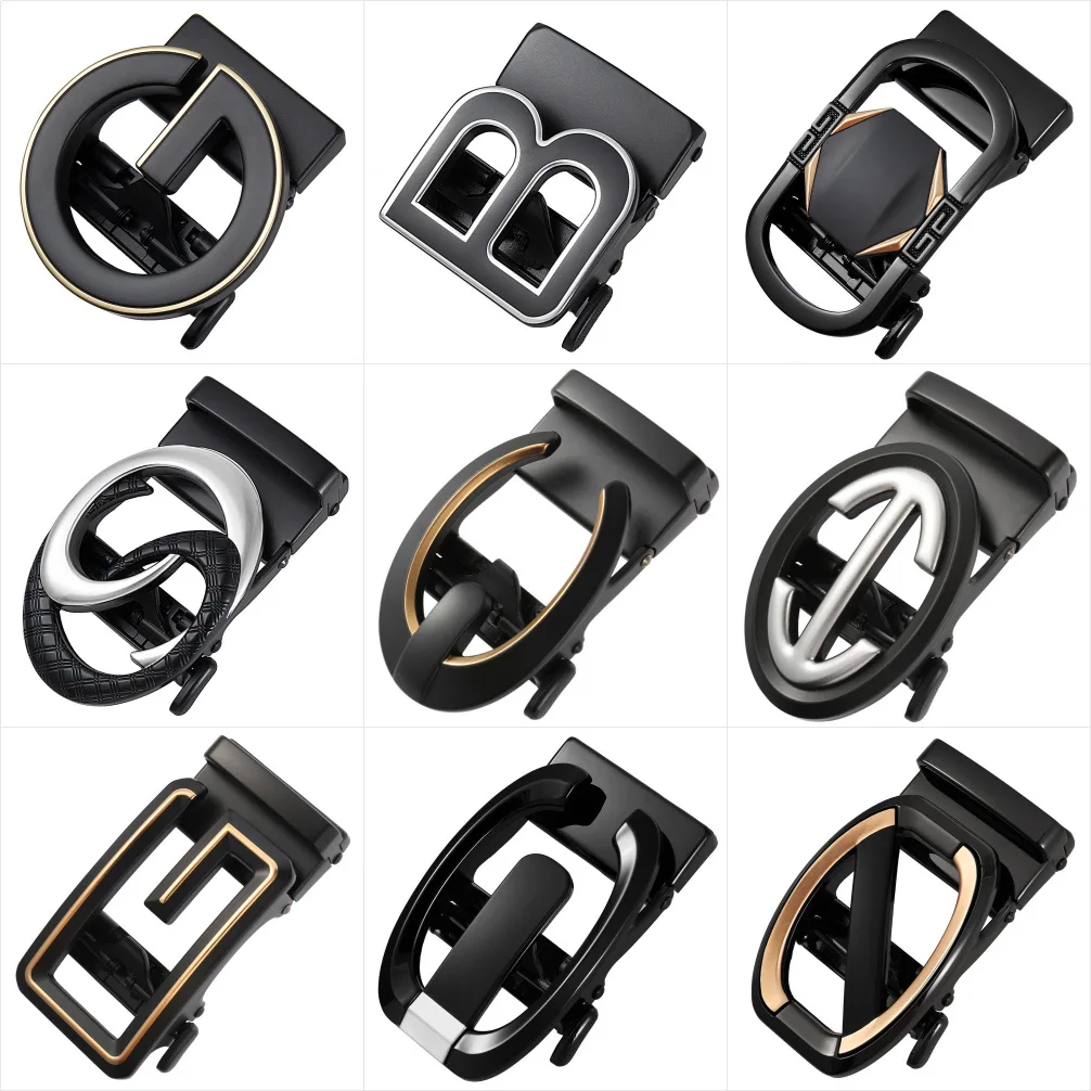 3.5CM New men's belt head, zinc alloy belt buckle, hardware belt buckle, automatic buckle head LYZ136-0063