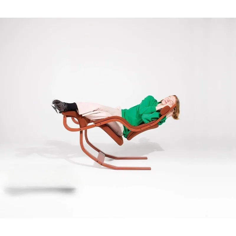 كرسي هزاز كسول شرفة كرسي الترفيه غرفة المعيشة المنزلية كرسي من الخشب الصلب