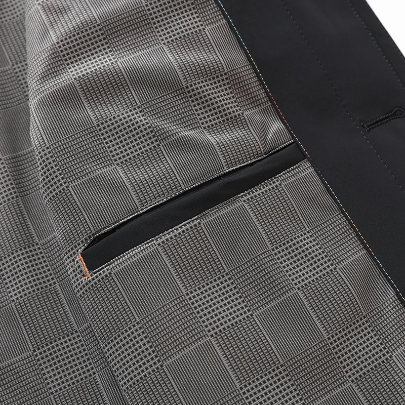 Simple Style Men Black Excutive Jacket Turn Down Collar Single Breasted Design Basic Coat Daily Menswear Four Season Outfits