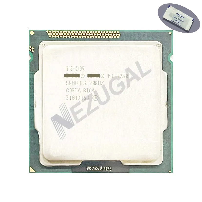 Processador do processador central do núcleo do quadrilátero, E3-1230, E3 1230, SR00H, 3.2 Ghz, 8M, 80W, LGA1155