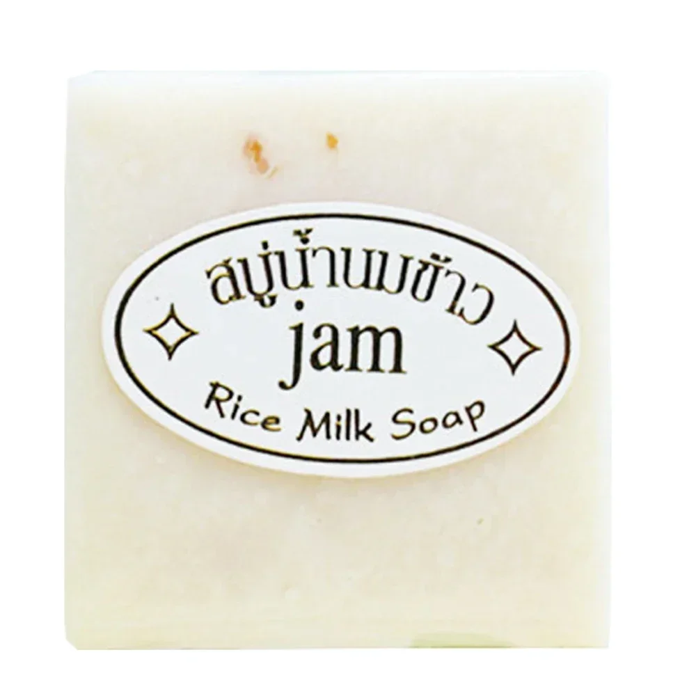 Thailand JAM Rice Milk Soap Handmade Soaps Goat Milk Soap Rice Soap Whitening Milk Whitening Soaps Body Faces Cleaning Wholesale