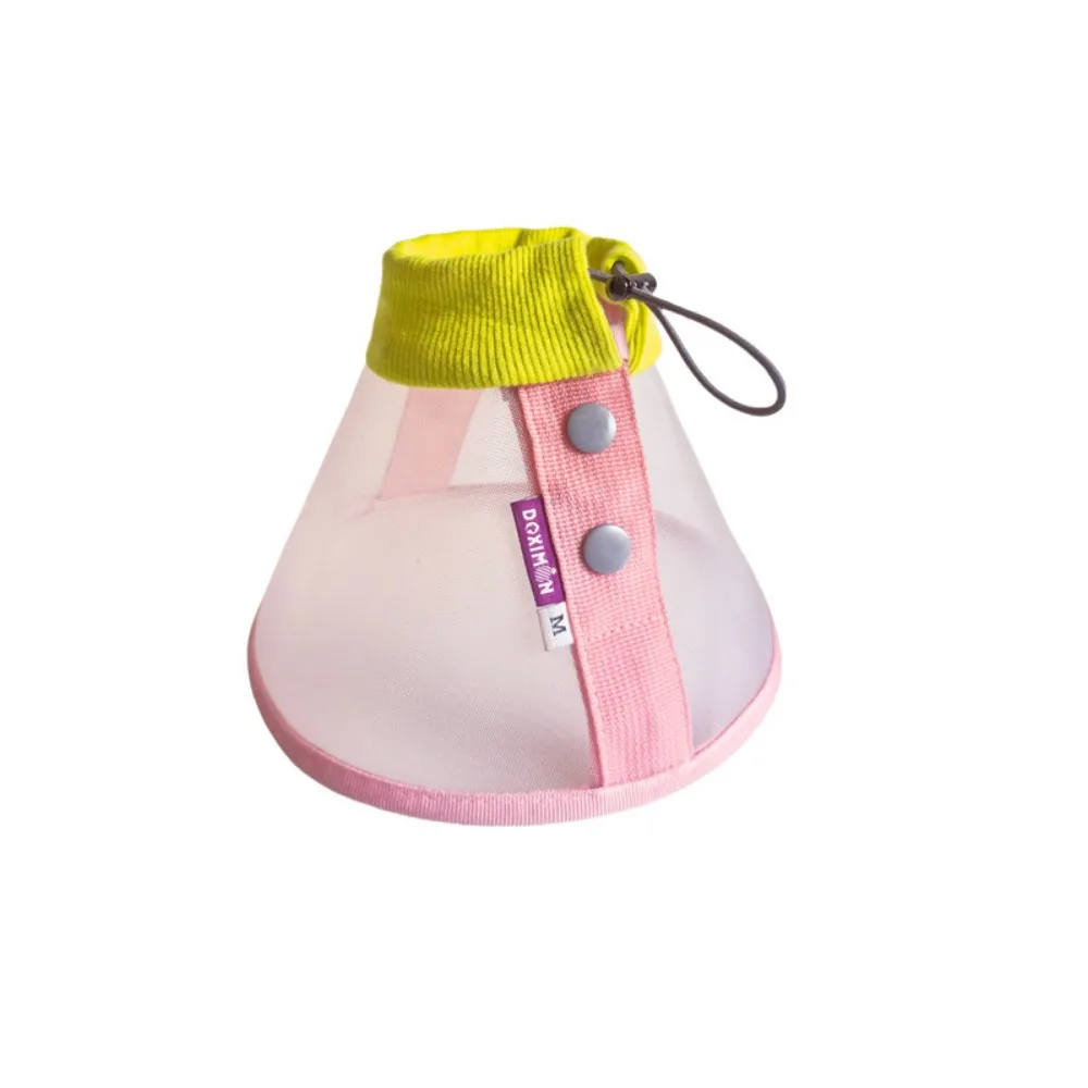 

Lightweight Anti-Bite Cat Elizabeth Collar Breathable Soft Pet Neck Cone Stop Licking Adjustable Wound Recovery Sleeve Grooming
