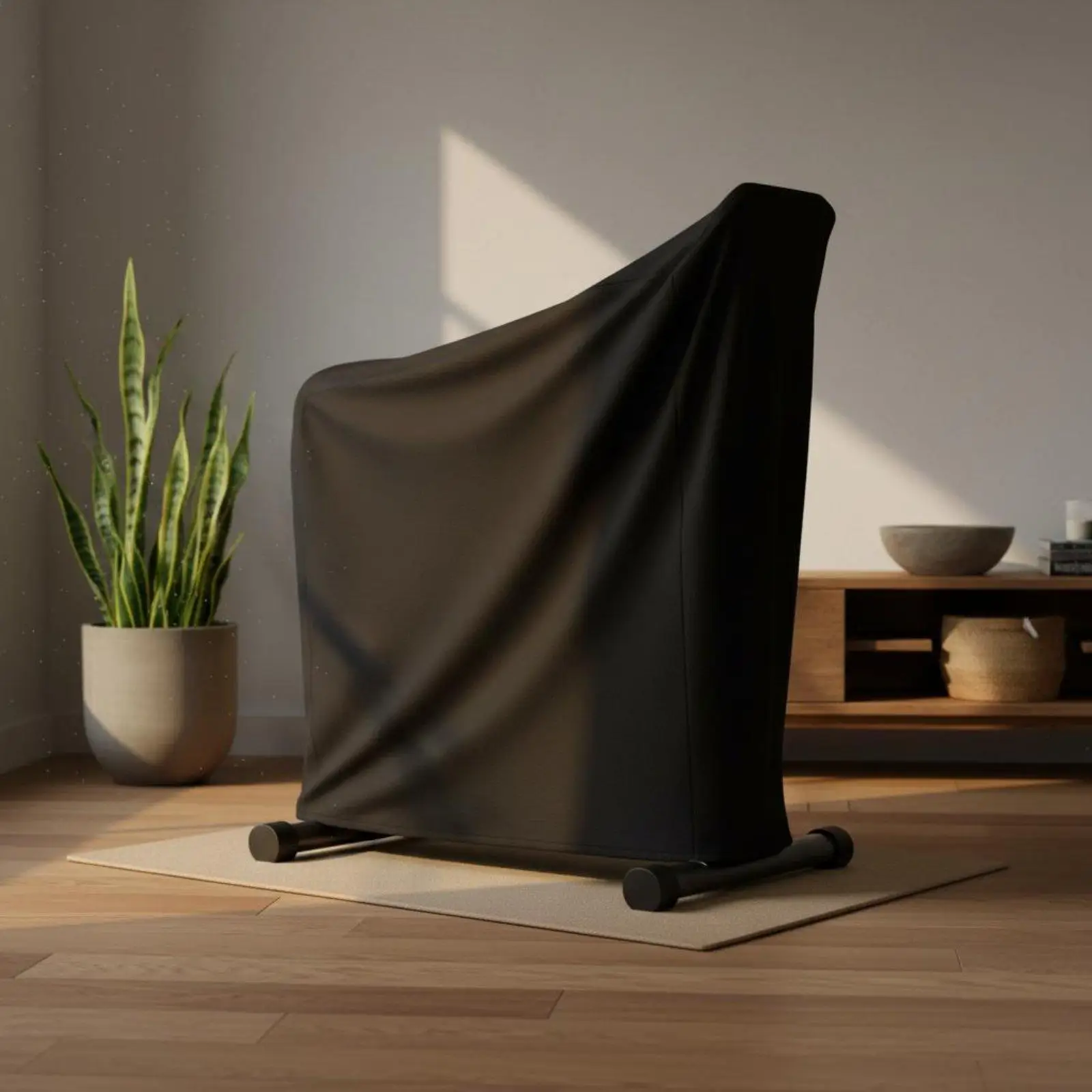 Home Gym Exercise Bike Cover Elastic Dustproof Shield Milk Silk Material for Indoor Stationary Bicycle Storage