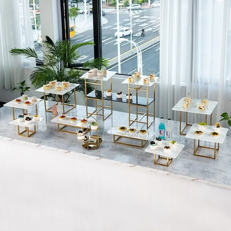 Dessert Table Display Stand Premium Cake Tray Buffet Afternoon Tea Pastry Rack Cold Buffet Table Decor