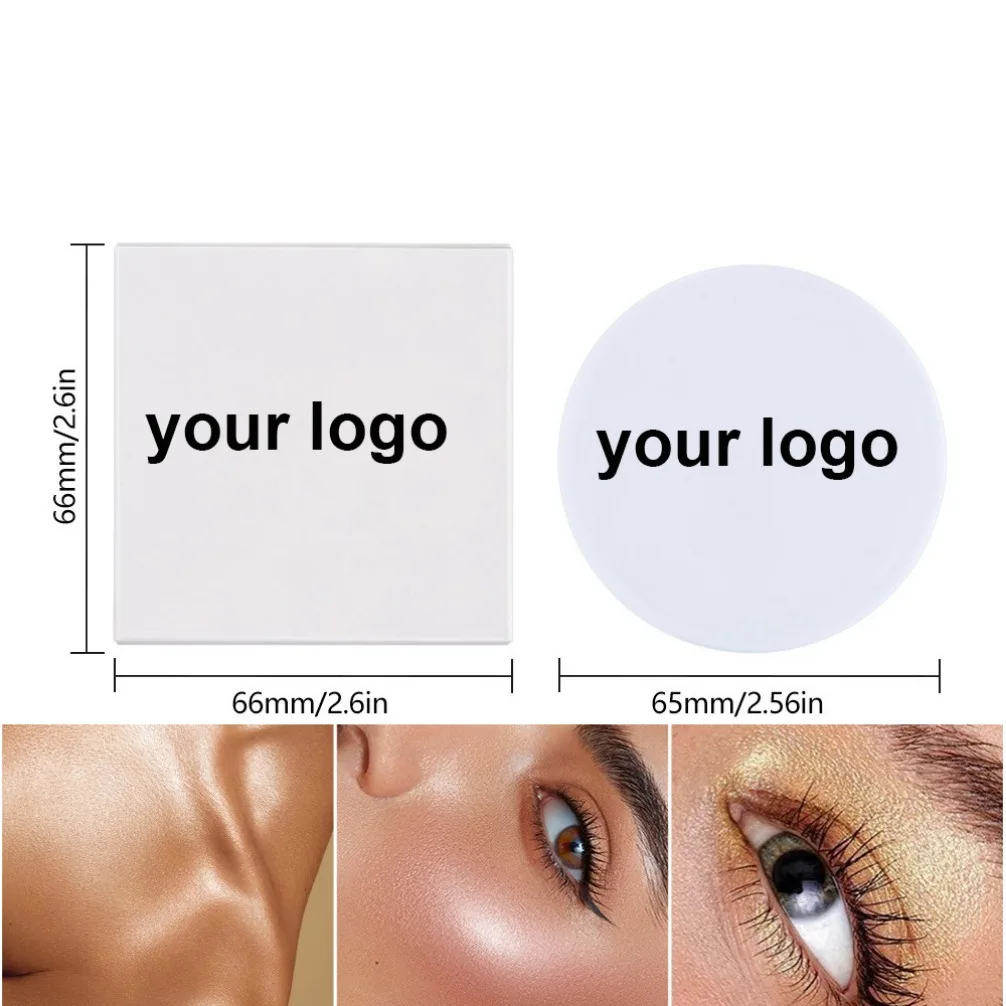 Iluminador en Crema de un Solo Color, Perla, para Rostro, Sedoso, Suave, Hidratante, Marca Privada, Logotipo Personalizado, Maquillaje Vegano, Venta al Por Mayor