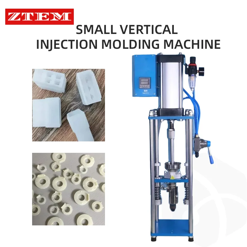 220V/110V 15g Vertical Injection Molding Machine Desktop Polymer Plastic Injection Molding Machine USB Head Plug Molding Machine