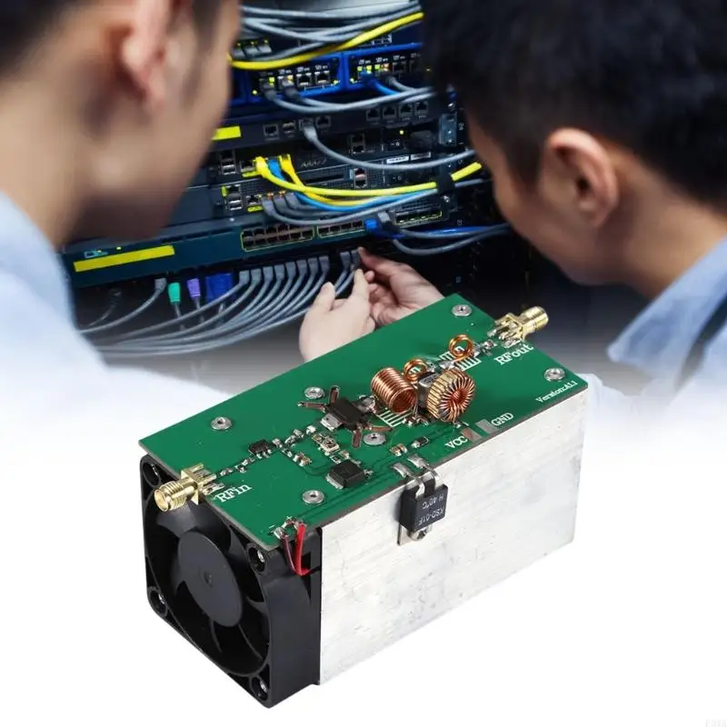 Bộ khuếch đại công suất F3MA Fan thông minh FANTINK 50OHM 12-18V VHF Bộ khuếch đại công suất vô tuyến 433MHz Máy phát khuếch đại