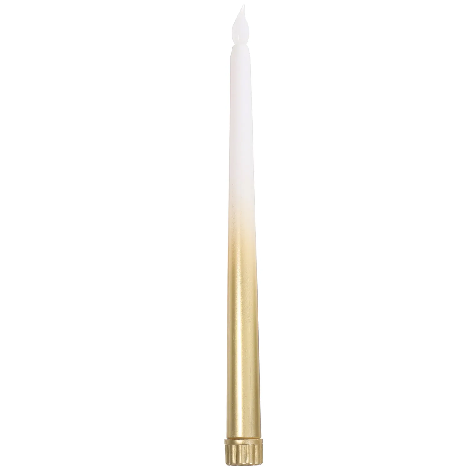 LED Flameless Taper Candles Long Rod Realistic Effect Safe Battery-Free Romantic Birthday Christmas Decor