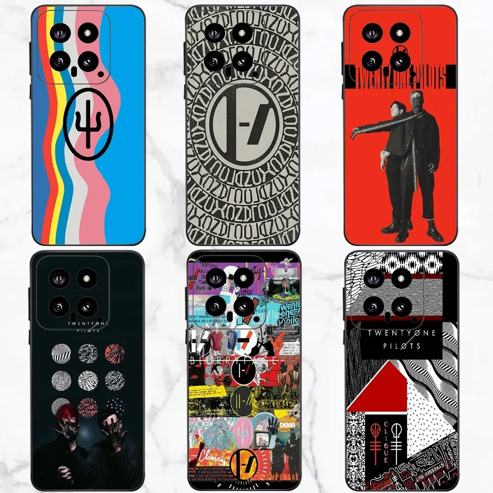 Twenty One Pilots Phone Case For Xiaomi 11 Redmi Note 11 5G 8T 9A 9 10T Note8Pro Note9 12SUltra Black Case