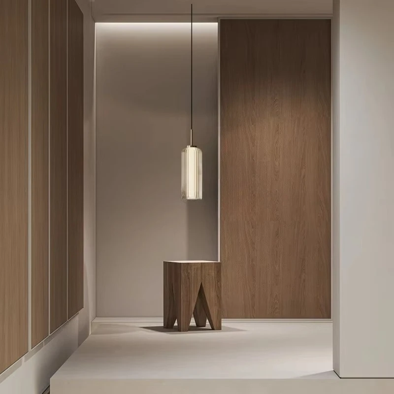 Dining room chandelier high texture glass luxury bedroom bedside wall lamp long line art background