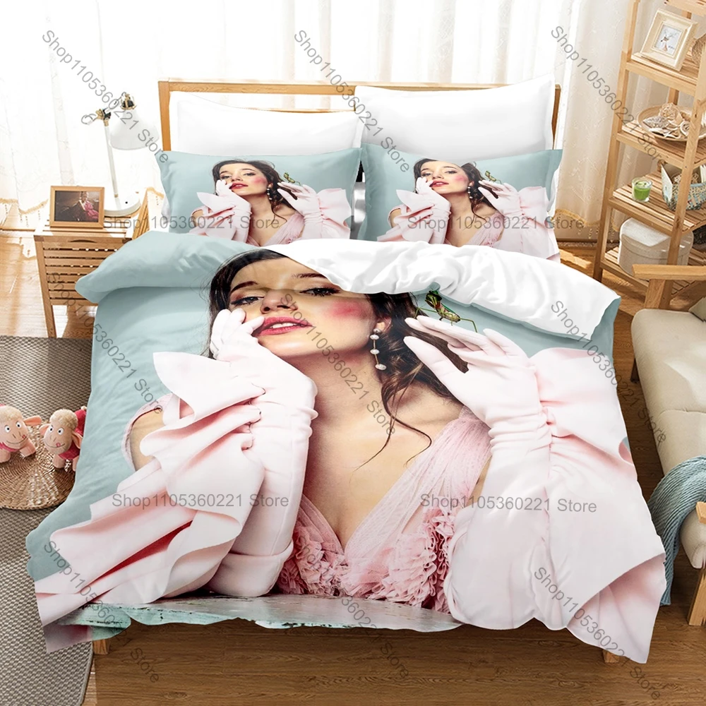 Personality Sanah Polish Singer New Bedding Set Soft Duvet Cover Pillowcase Music Fans Bedroom Home Decor