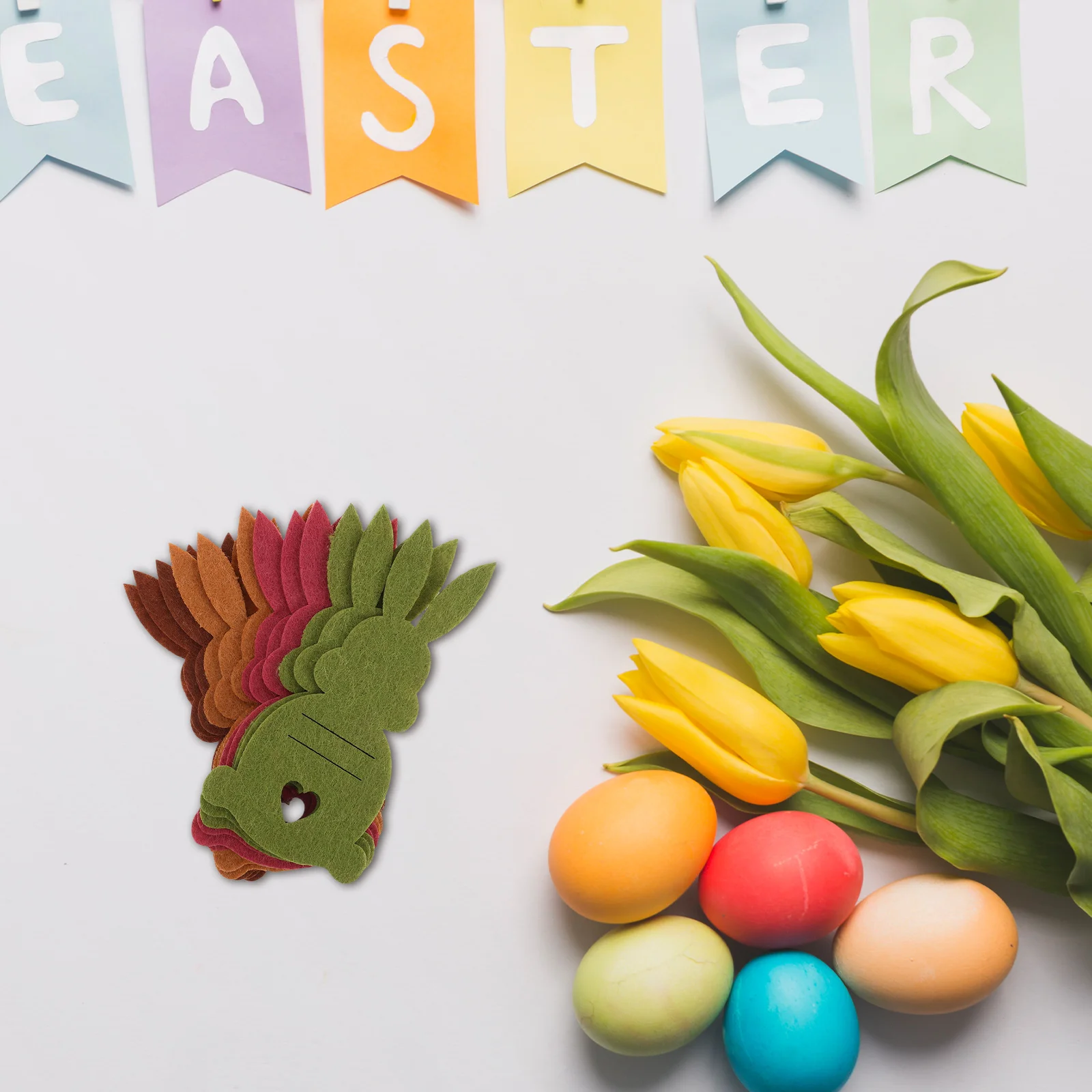 

12Pcs Easter Clips Cute Rabbit Shape Table Card Holders Multifunctional Cash Card Clip Farmhouse Easter Table Decor
