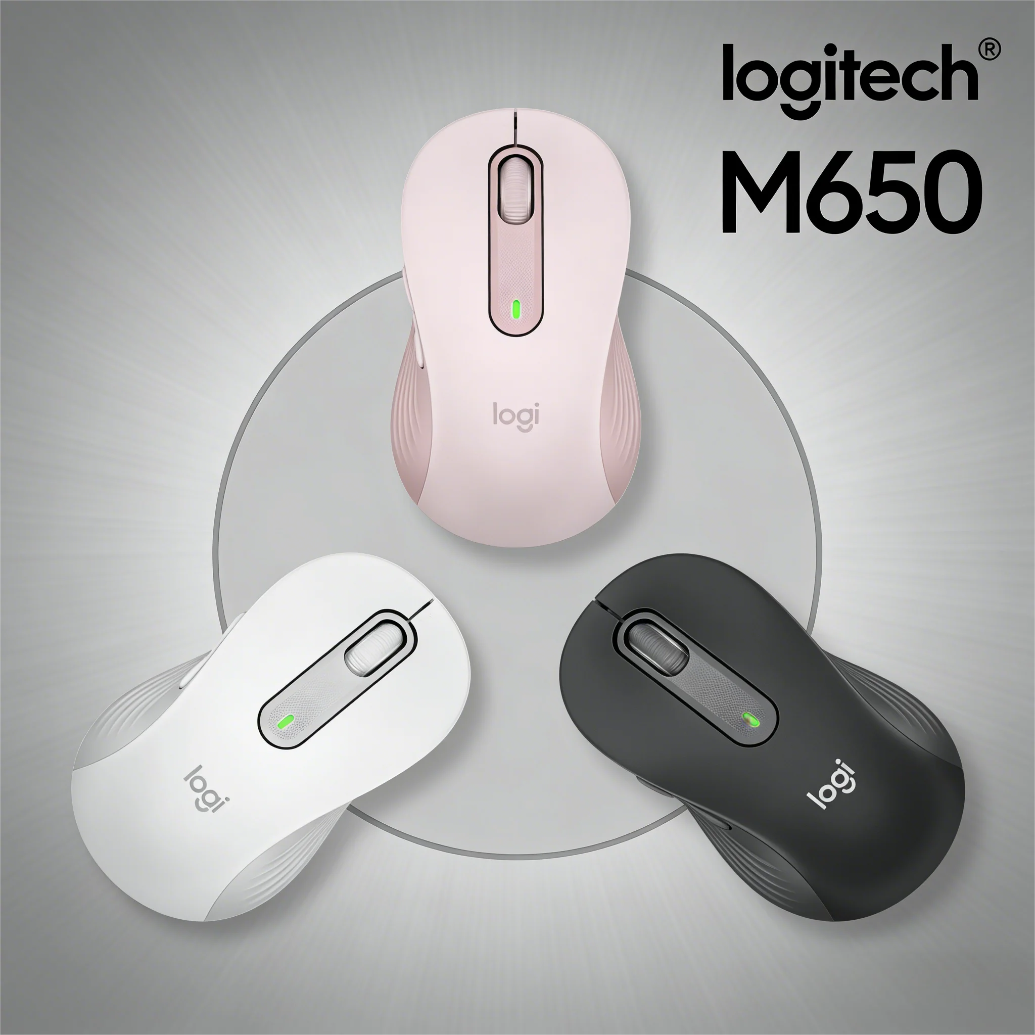 

Беспроводная мышь Logitech M650/M650L — радиус действия 10 м для гибкой настройки, эргономичное бесшумное нажатие и умное колесо прокрутки. Отлично подходит для офисного стола