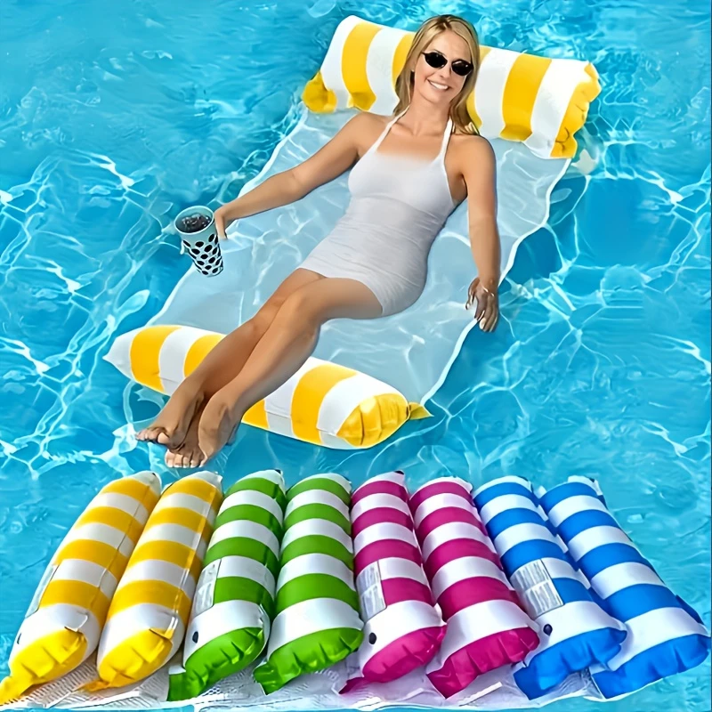 2er-Pack aufblasbare Schwimminsel mit Luftpumpe …