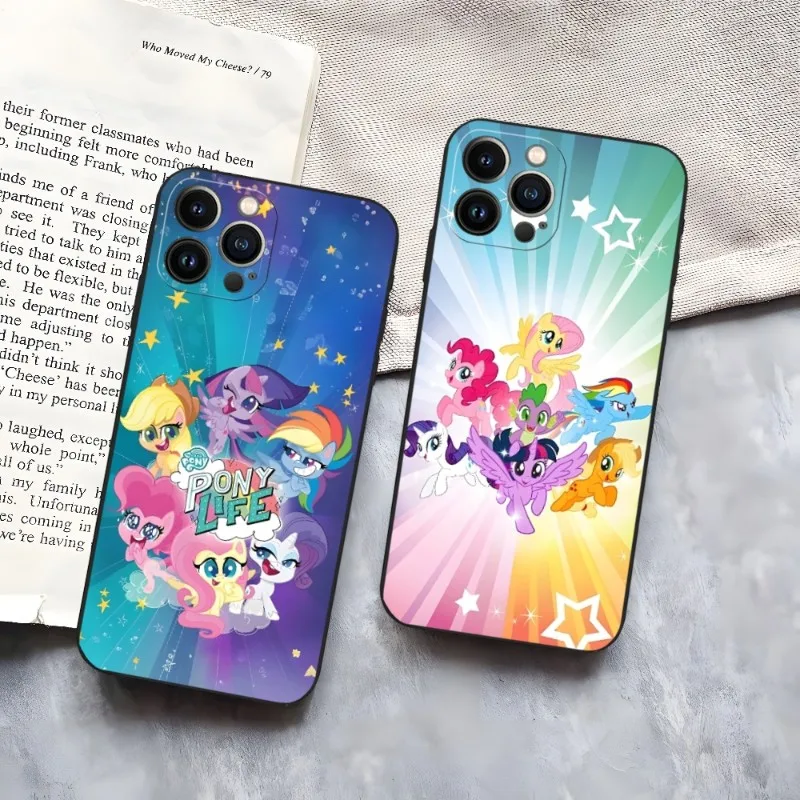 My L-Little P-Pony Phone Case For Iphone 14 Pro 13 Mini 11 12 Max Xr X Xs 7 8 6 Plus Shockproof Back Cover