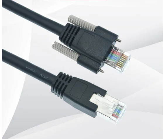 

Industrial camera Gigabit Ethernet cable 1m CCD with screw high-flex towline Basler basler Haikang shielding static